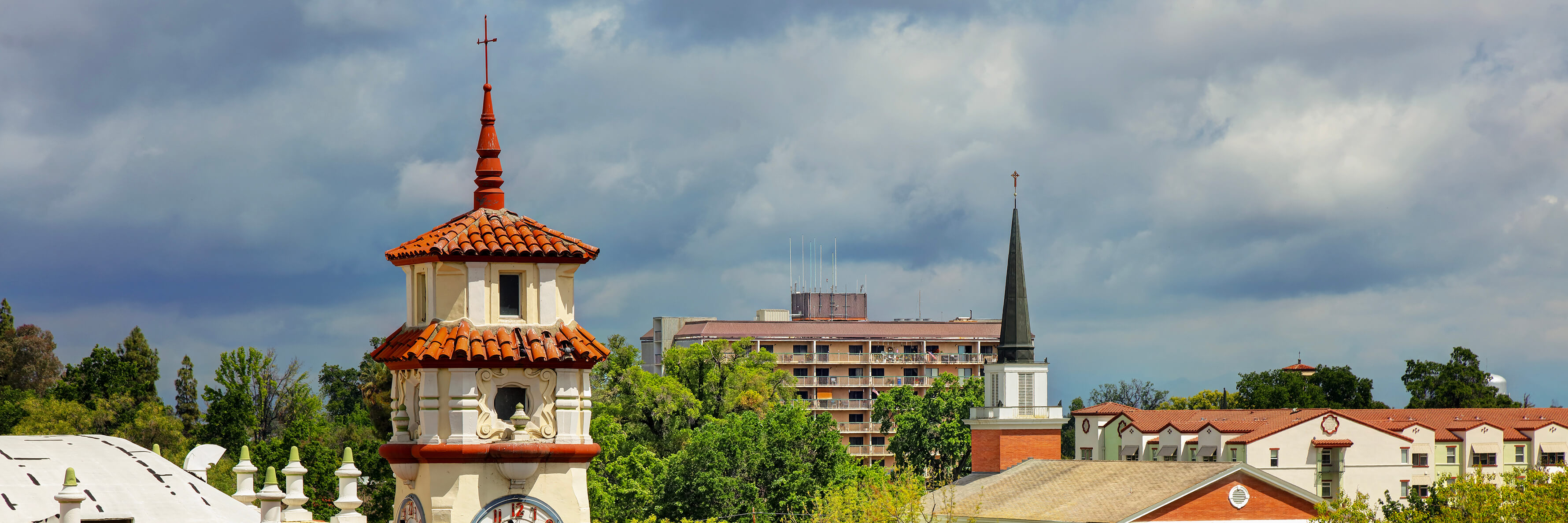 Skyline view of Visalia.