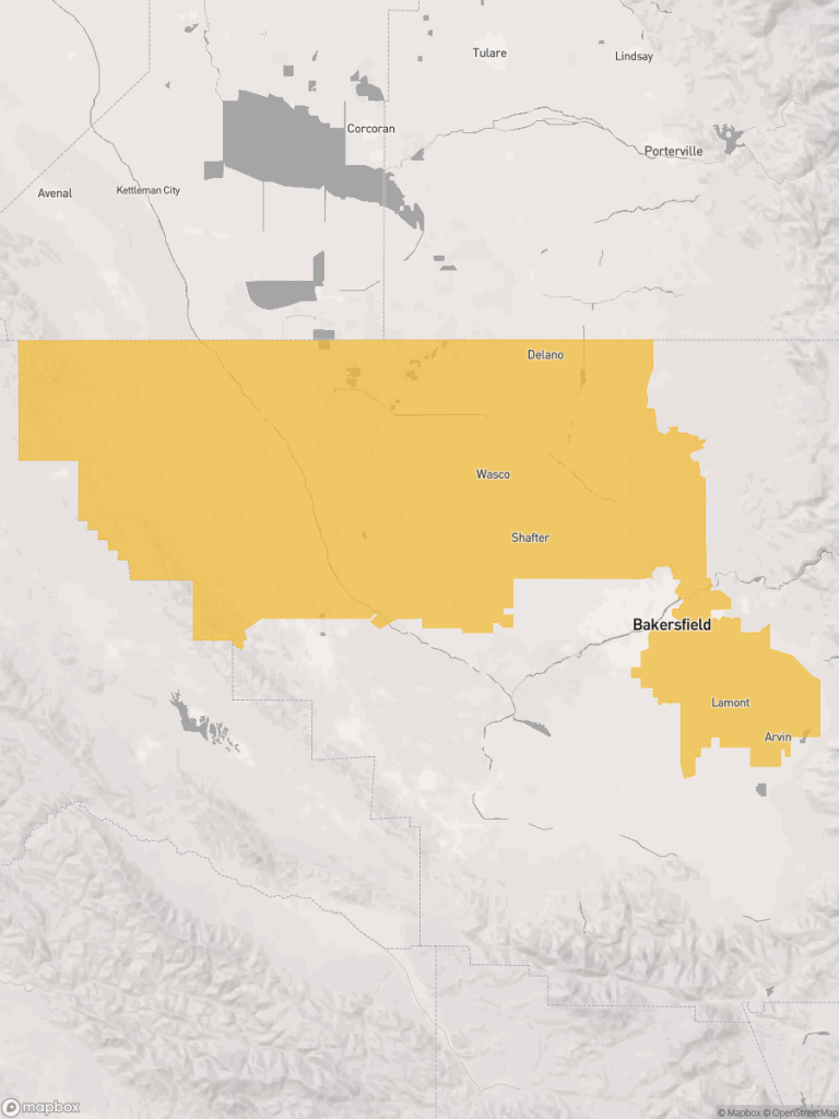 View of map with yellow overlay for Assembly District 35 boundaries.